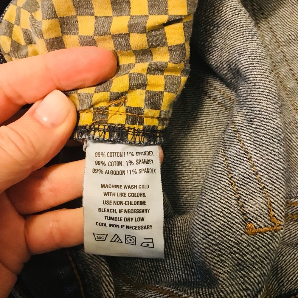 Vans Off The Wall Jeans Bootcut Size 7 - Picture 5 of 6